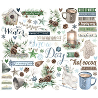 Icons - Simple Vintage Fresh Snow Bits & Pieces