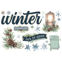 Simple Vintage Fresh Snow - Simple Stories Simple Pages Page Pieces