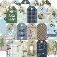 Simple Vintage Fresh Snow - Simple Stories Collection Kit 12"X12"