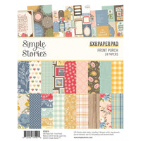 Front Porch - Simple Stories Double-Sided Paper Pad 6"X8" 24/Pkg