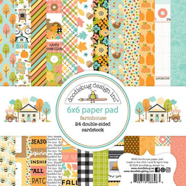 Farmhouse - Doodlebug Double-Sided Paper Pad 6"X6"