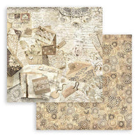 Old Lace - Stamperia Double-Sided Paper Pad 8"X8" 10/Pkg