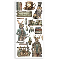 Alterego - Stamperia Double-Sided Paper Cut-Outs 4/Pkg