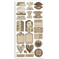 Old Lace - Stamperia Double-Sided Paper Cut-Outs 4/Pkg