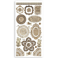 Old Lace - Stamperia Double-Sided Paper Cut-Outs 4/Pkg