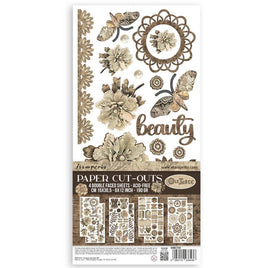 Old Lace - Stamperia Double-Sided Paper Cut-Outs 4/Pkg