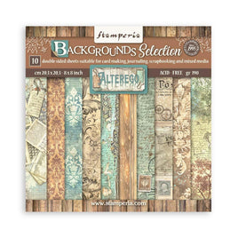 Alterego - Stamperia Backgrounds Double-Sided Paper Pad 8"X8" 10/Pkg