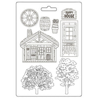 Alterego Cottage - Stamperia Soft Maxi Mould A5