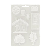 Alterego Cottage - Stamperia Soft Maxi Mould A5