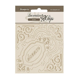Alterego Corners And Frames - Stamperia Decorative Chips 5.5"X5.5"