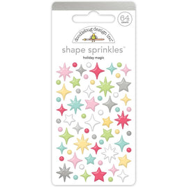 Holiday magic, Tinsel Time - Doodlebug Sprinkles Adhesive Enamel Shapes