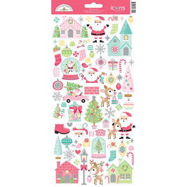 Tinsel Time - Doodlebug Cardstock Stickers