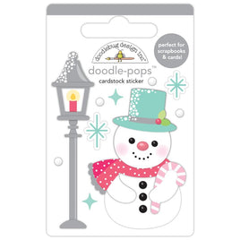 Snow Wonderful, Tinsel Time - Doodlebug Doodle-Pops 3D Sticker