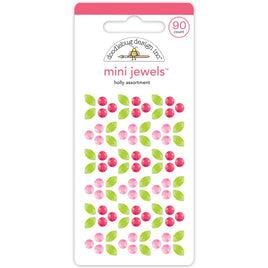 Holly, Tinsel Time - Doodlebug Adhesive Mini Jewels