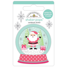 Merry Little Christmas, Tinsel Time - Doodlebug Shaker-Pops 3D Sticker