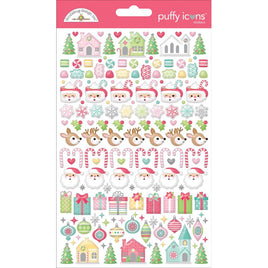 Icons, Tinsel Time - Doodlebug Puffy Stickers