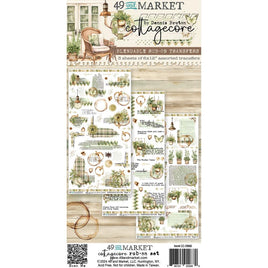 Cottagecore - 49 And Market Rub-On Transfer Set 6"X12"