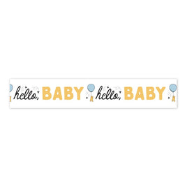 Hello Baby Balloon - Winnie The Pooh Baby Washi Tape 30'