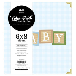 Baby Blocks Blue - Winnie The Pooh Baby Album 6"X8"