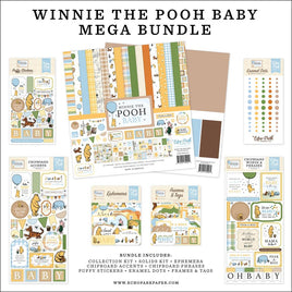 Winnie The Pooh Baby - Echo Park Mega Bundle Collection Kit 12"X12"