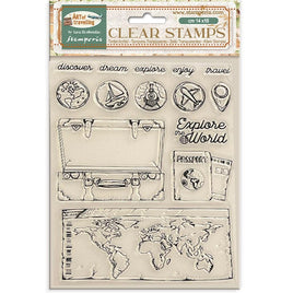 Art Of Travelling - Stamperia Clear Stamps