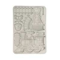 Art Of Travelling Train - Stamperia Silicone Mold A5