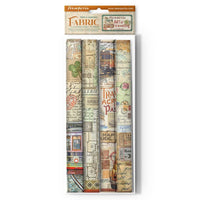 Art Of Travelling - Stamperia Polyester Fabric 12"X12" 4/Pkg