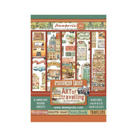 Art Of Travelling - Stamperia A5 Washi Pad 8/Pkg