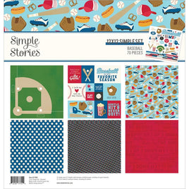 Baseball - Simple Stories Collection Kit 12"X12"