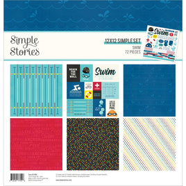 Swim - Simple Stories Collection Kit 12"X12"
