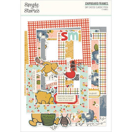 6/Pkg Say Cheese Classic Pooh Chipboard Frames