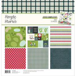 Golf - Simple Stories Collection Kit 12"X12"