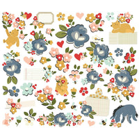 Floral Say Cheese Classic Pooh Bits & Pieces 42/Pkg