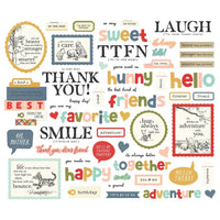 Sentiment - Say Cheese Classic Pooh Bits & Pieces 55/Pkg