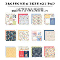 Blossoms And Bees - Echo Park Double-Sided Paper Pad 6"X6"