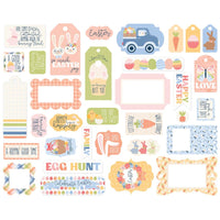 Frames & Tags, Bunnies And Baskets - Echo Park Ephemera