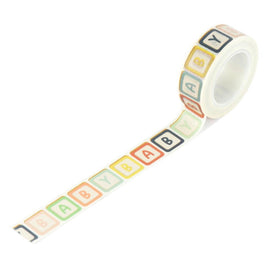 Baby Blocks - Baby On Board Girl Washi Tape 30'