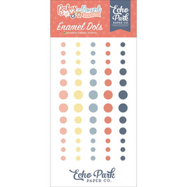 Baby On Board Girl - Echo Park Adhesive Enamel Dots