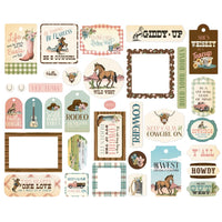 Frames & Tags, Cowgirl - Carta Bella Ephemera