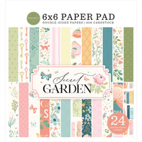 Secret Garden - Carta Bella Double-Sided Paper Pad 6"X6"