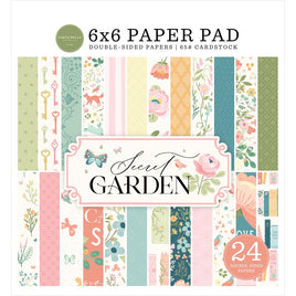 Secret Garden - Carta Bella Double-Sided Paper Pad 6"X6"