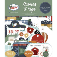 Frames & Tags, That's My Boy - Carta Bella Ephemera