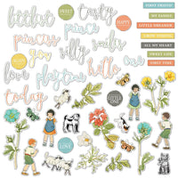 Toddler Time - 49 And Market Chipboard Set