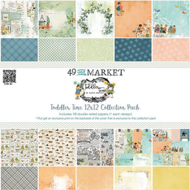 Toddler Time - 49 & Market Collection Pack 12"X12"