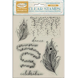 Feathers - Masquerade Clear Stamps