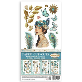 Masquerade - Stamperia Double-Sided Paper Cut-Outs 4/Pkg