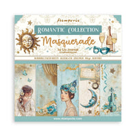 Masquerade, 10 Designs/1 Each - Stamperia Double-Sided Paper Pad 12"X12" 10/Pkg