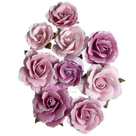 Serene Petals ,Timeless Blossoms - Prima Marketing Paper Flowers 9/Pkg