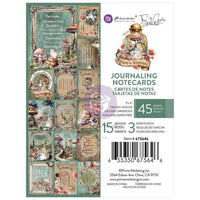 Return To Wonderland Journaling Cards 3"X4" 45/Pkg