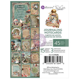 Return To Wonderland Journaling Cards 3"X4" 45/Pkg